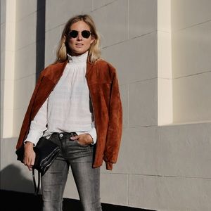 Urban Renewal Suede Bomber